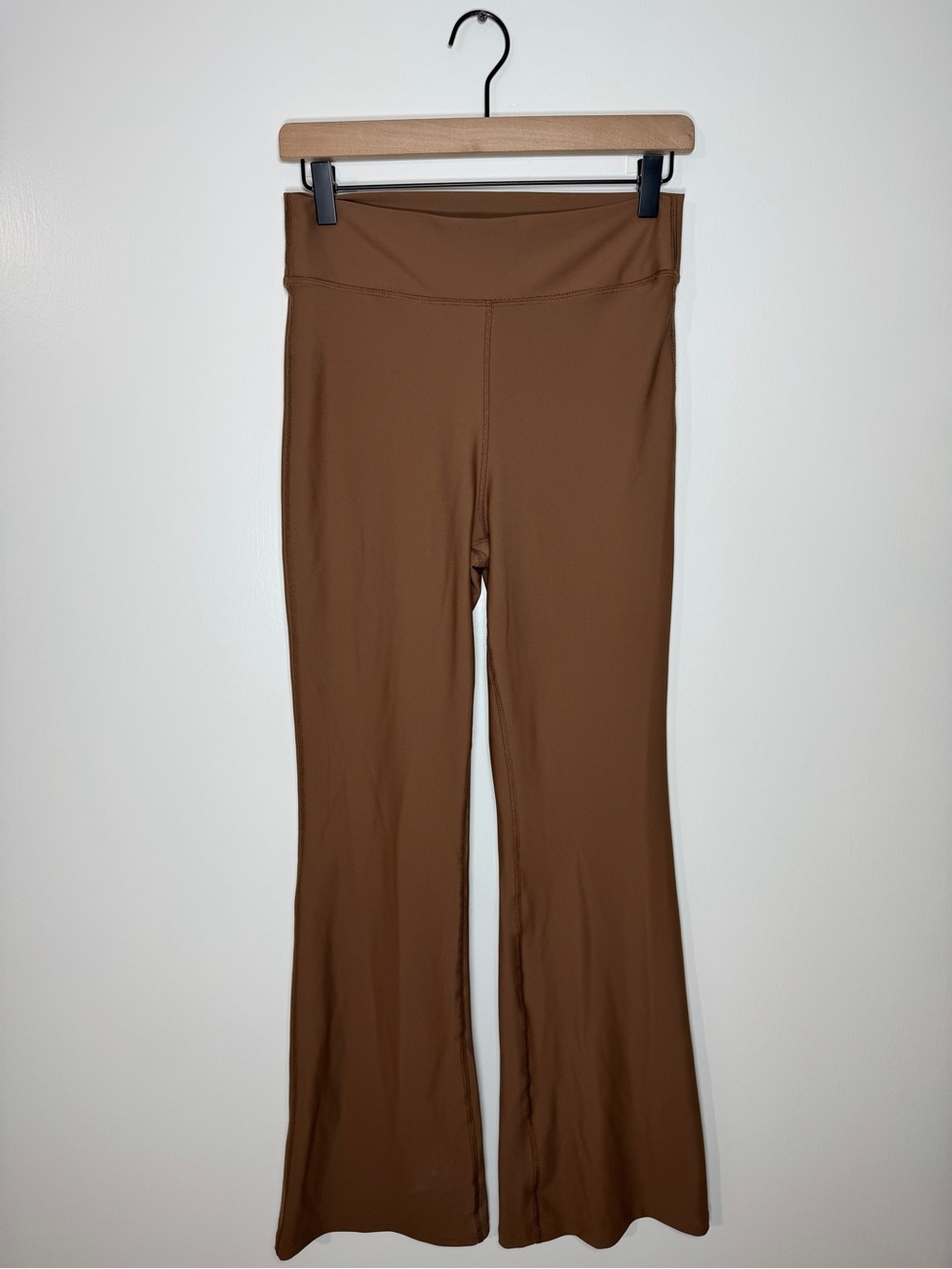WAP65 {Old Navy} "Extra High Rise Flare" Brown Leggings Yoga Pants